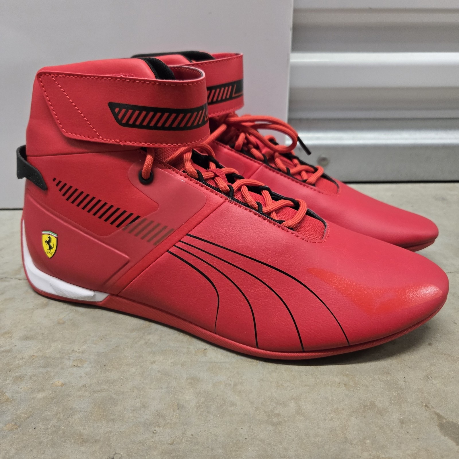 New Men 12 Puma Scuderia Ferrari X A3rocat Aerocat Mid Drift Cat Shoes 306856 02